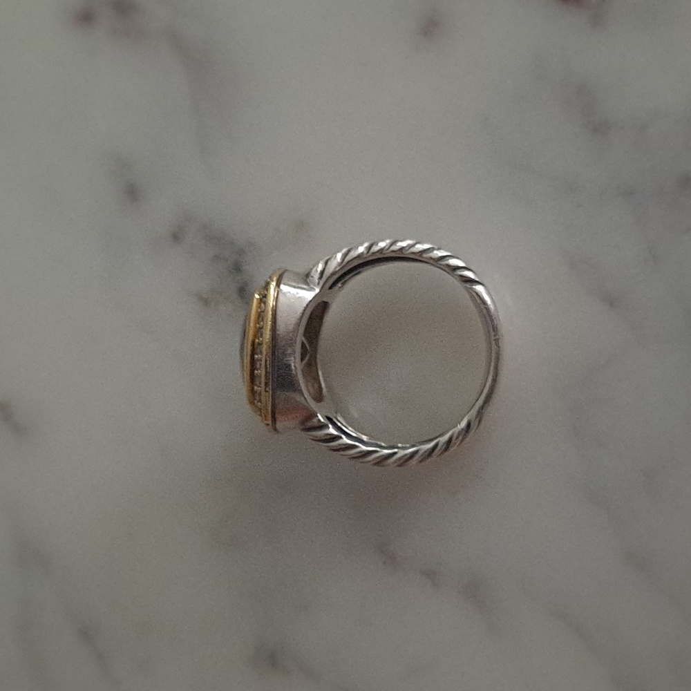 Authentic David Yurman Albion ring, Prasiolite - Picture 3 of 17